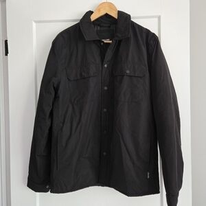 Only & Sons Men's Black Button Up Medium Jacket